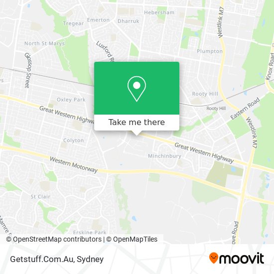 Mapa Getstuff.Com.Au