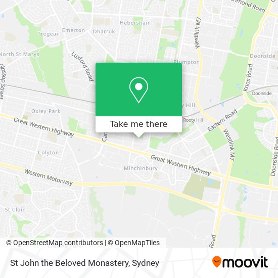 St John the Beloved Monastery map