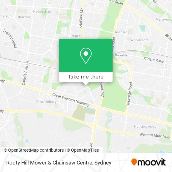 Rooty Hill Mower & Chainsaw Centre map