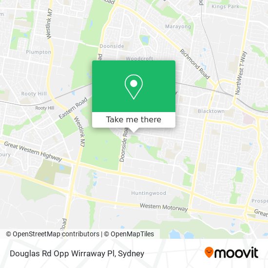 Douglas Rd Opp Wirraway Pl map