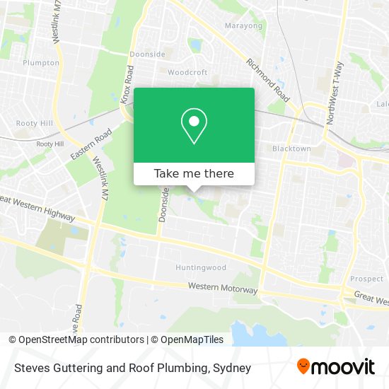 Mapa Steves Guttering and Roof Plumbing