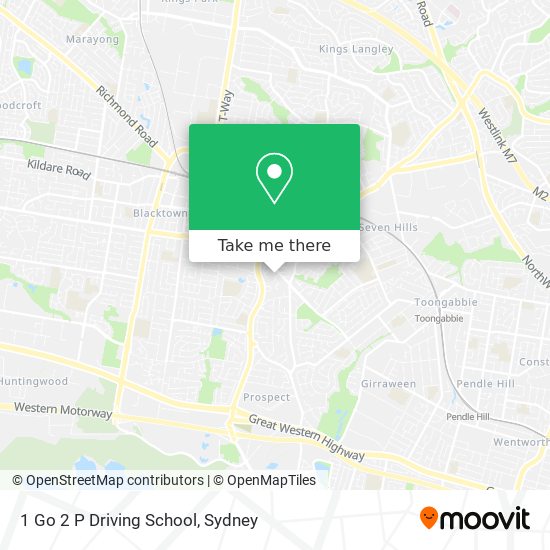 1 Go 2 P Driving School map