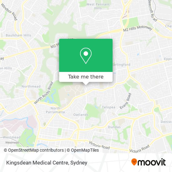 Kingsdean Medical Centre map