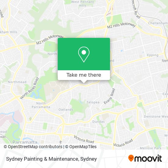 Mapa Sydney Painting & Maintenance