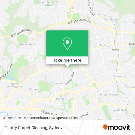 Thrifty Carpet Cleaning map