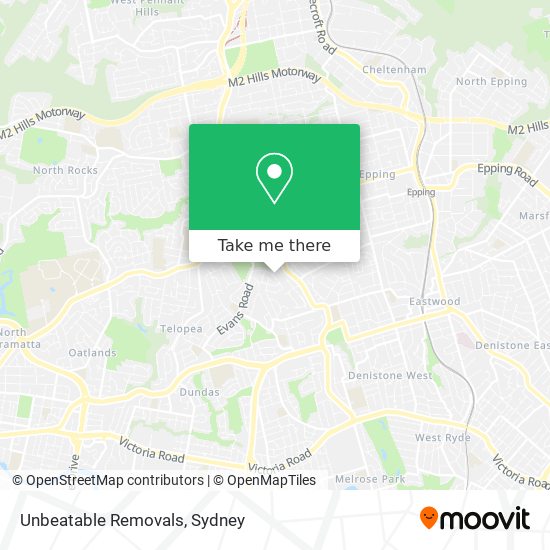 Unbeatable Removals map