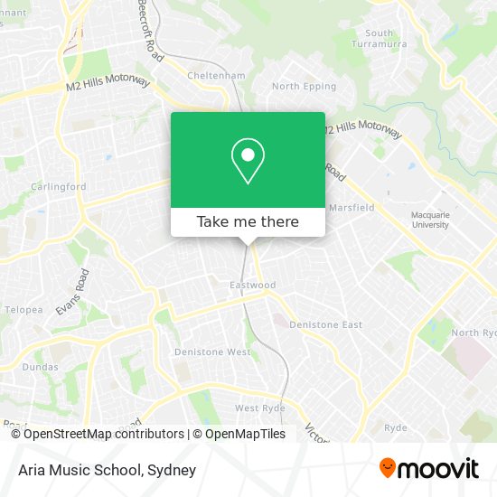 Aria Music School map