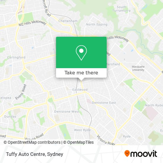 Tuffy Auto Centre map