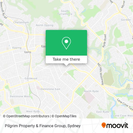 Mapa Pilgrim Property & Finance Group