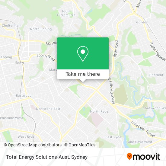 Mapa Total Energy Solutions-Aust