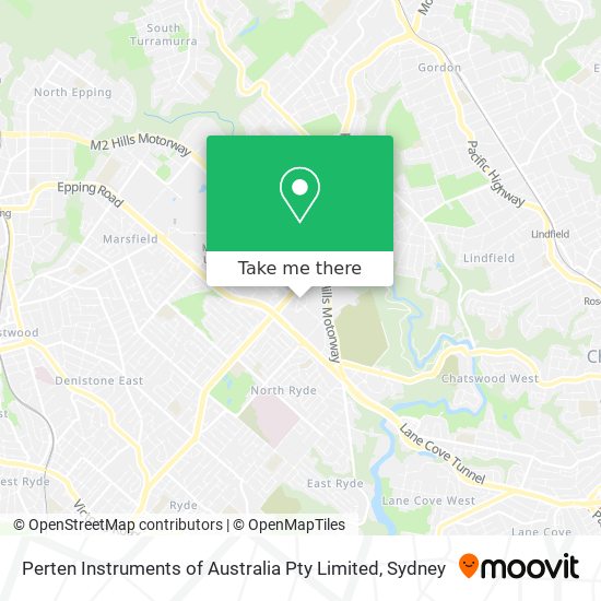 Mapa Perten Instruments of Australia Pty Limited