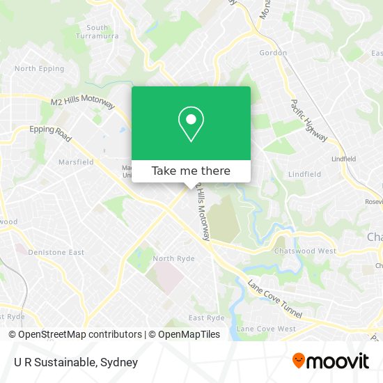 U R Sustainable map