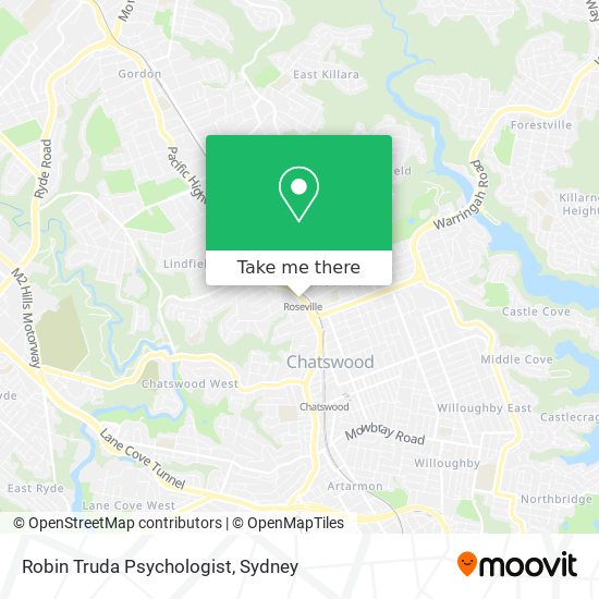 Mapa Robin Truda Psychologist