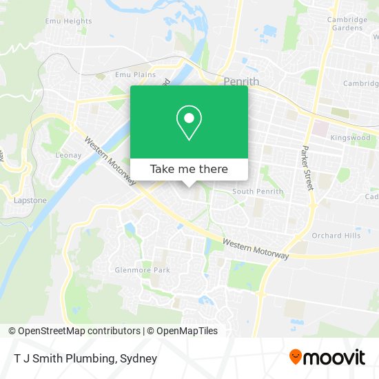 T J Smith Plumbing map