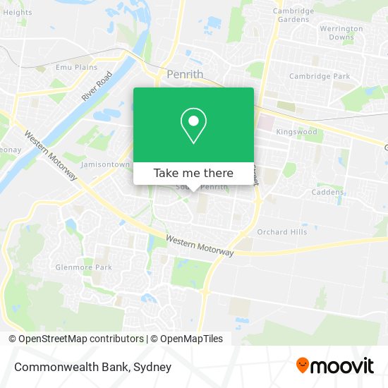 Commonwealth Bank map