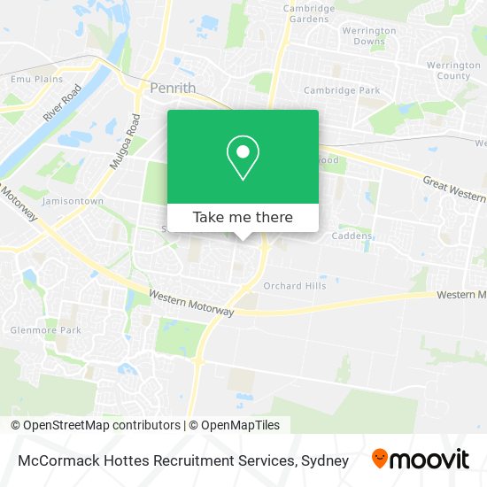 McCormack Hottes Recruitment Services map