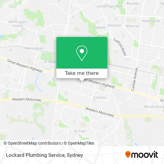 Lockard Plumbing Service map