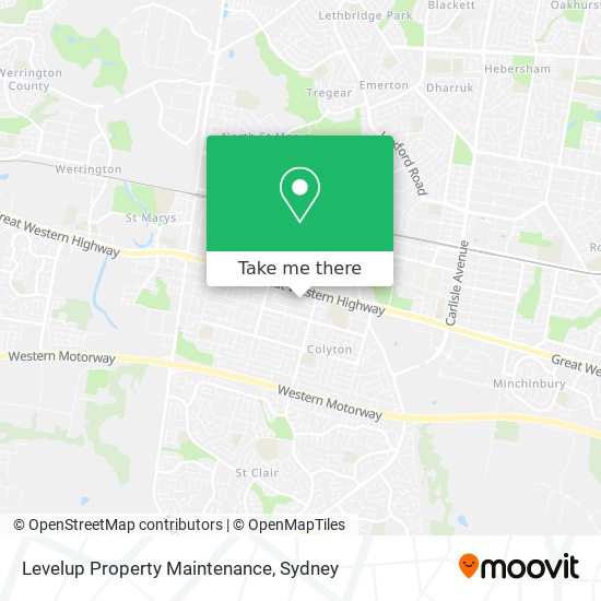 Levelup Property Maintenance map