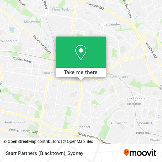 Starr Partners (Blacktown) map