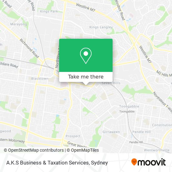 A.K.S Business & Taxation Services map