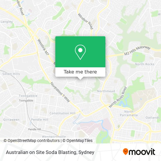 Australian on Site Soda Blasting map