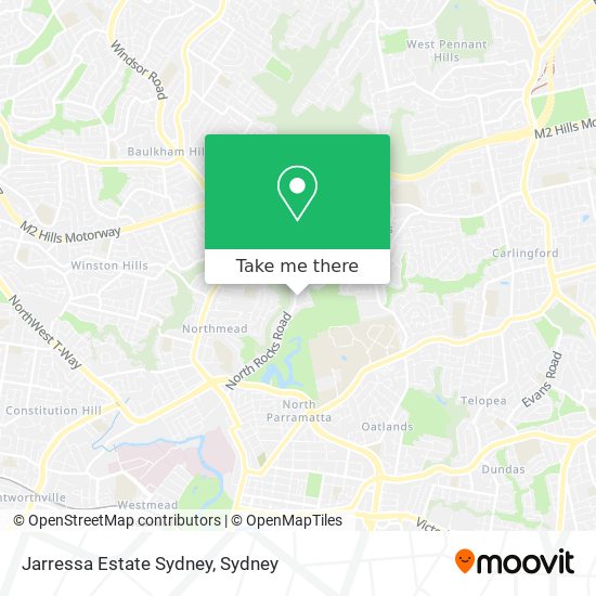 Jarressa Estate Sydney map