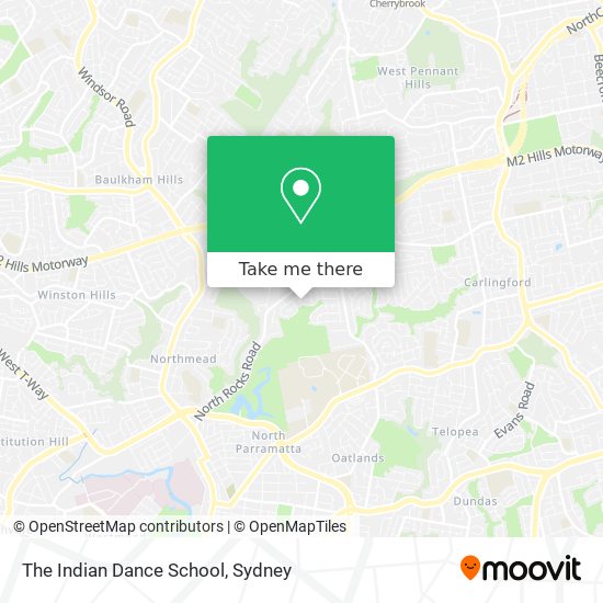 The Indian Dance School map