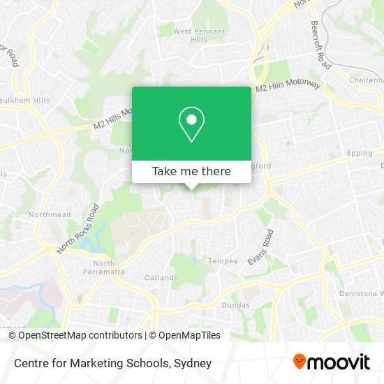 Centre for Marketing Schools map