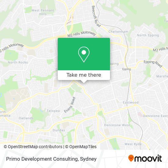 Primo Development Consulting map