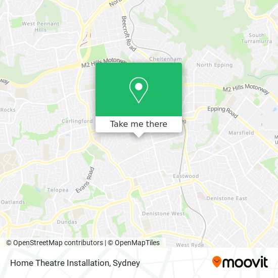 Home Theatre Installation map