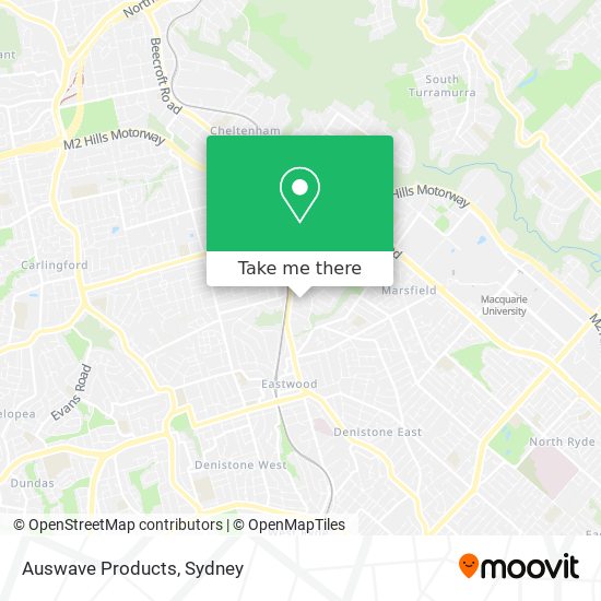 Auswave Products map