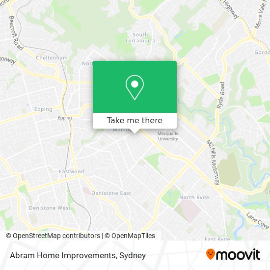 Abram Home Improvements map