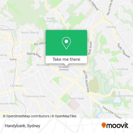 Handybank map