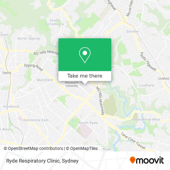 Ryde Respiratory Clinic map