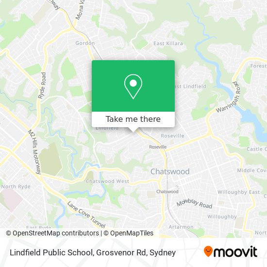 Lindfield Public School, Grosvenor Rd map