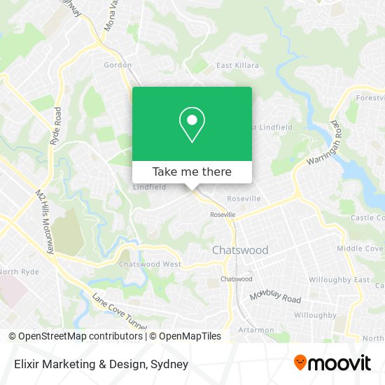 Elixir Marketing & Design map