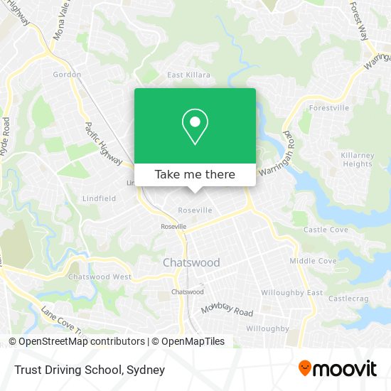 Trust Driving School map