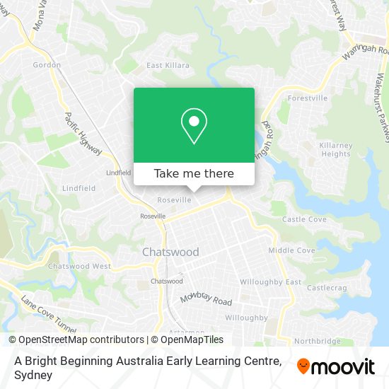 A Bright Beginning Australia Early Learning Centre map