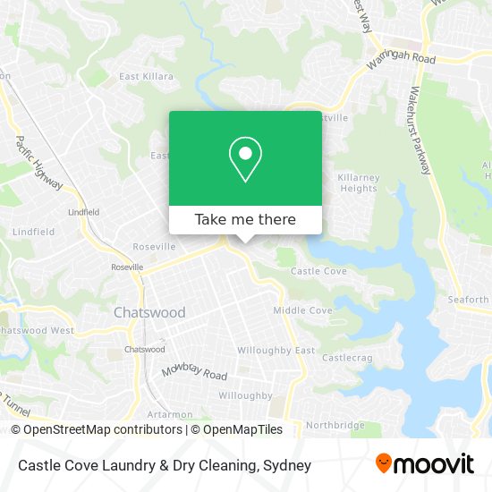 Castle Cove Laundry & Dry Cleaning map