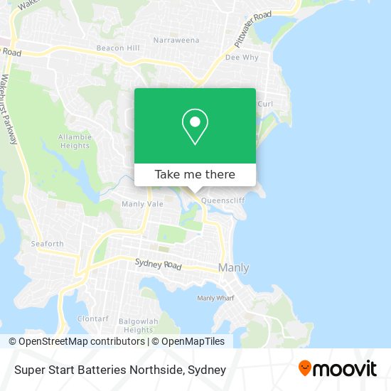 Super Start Batteries Northside map