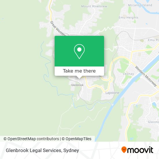 Mapa Glenbrook Legal Services