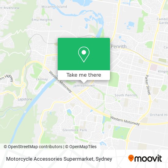 Motorcycle Accessories Supermarket map