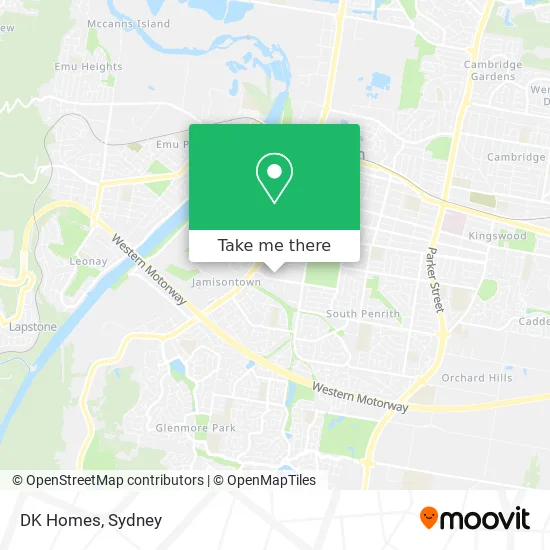 DK Homes map