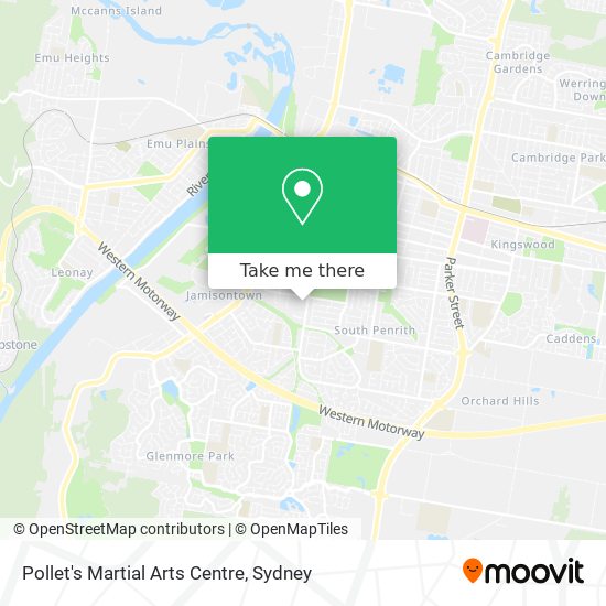 Pollet's Martial Arts Centre map