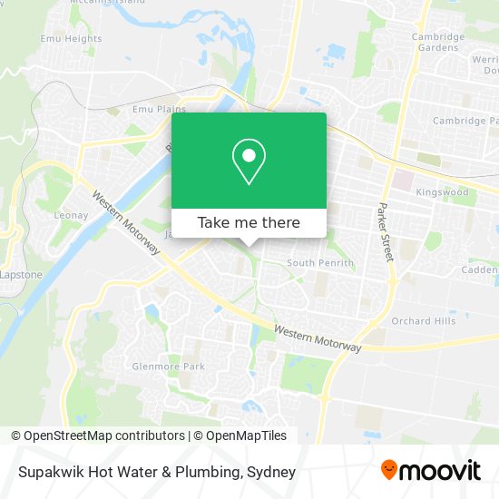 Supakwik Hot Water & Plumbing map