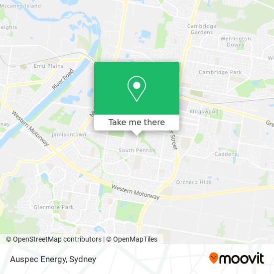 Auspec Energy map