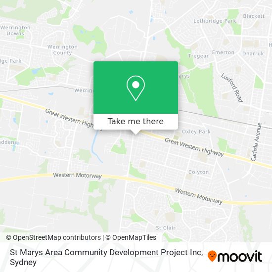 Mapa St Marys Area Community Development Project Inc