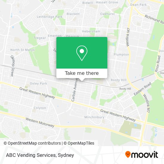 ABC Vending Services map