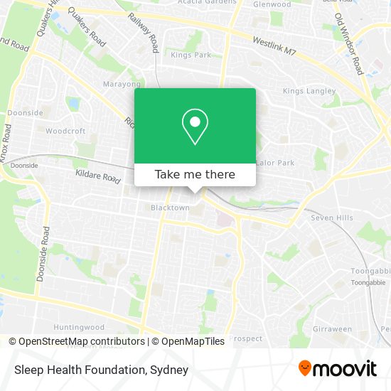 Mapa Sleep Health Foundation