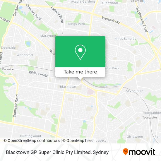 Blacktown GP Super Clinic Pty Limited map